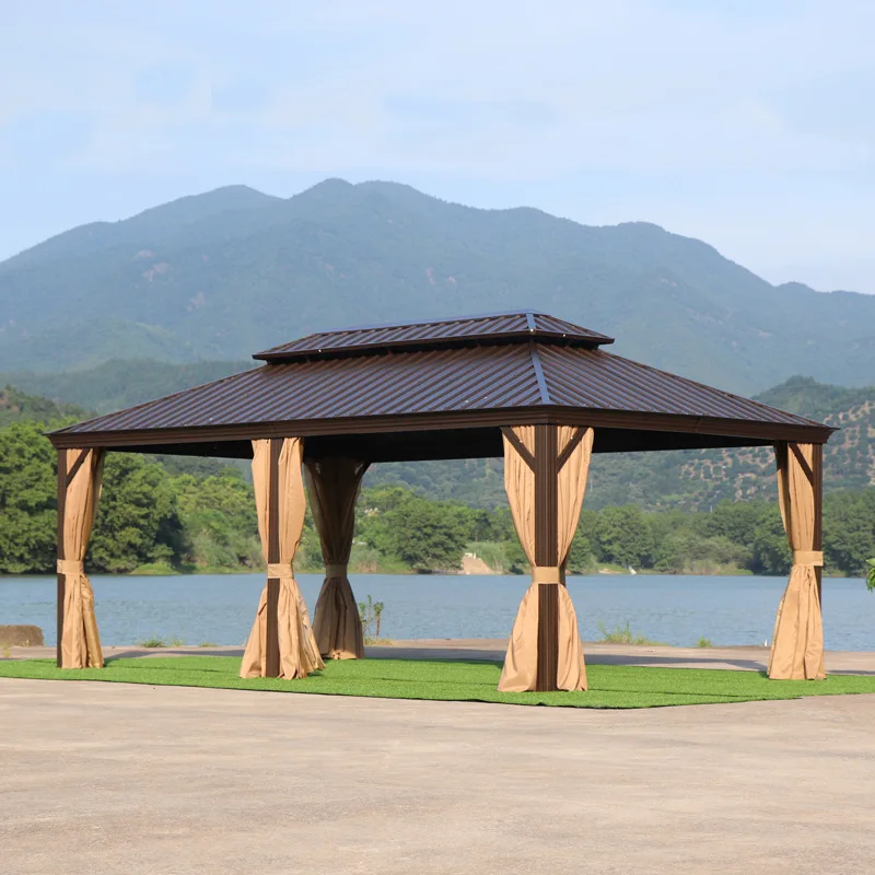 Large Aluminum Luxembourg Gazebo Courtyard Awning Outdoor Garden Villa Car Pavilion
Large Aluminum Luxembourg Gazebo Courtyard Awning Outdoor Garden Villa Car Pavilion