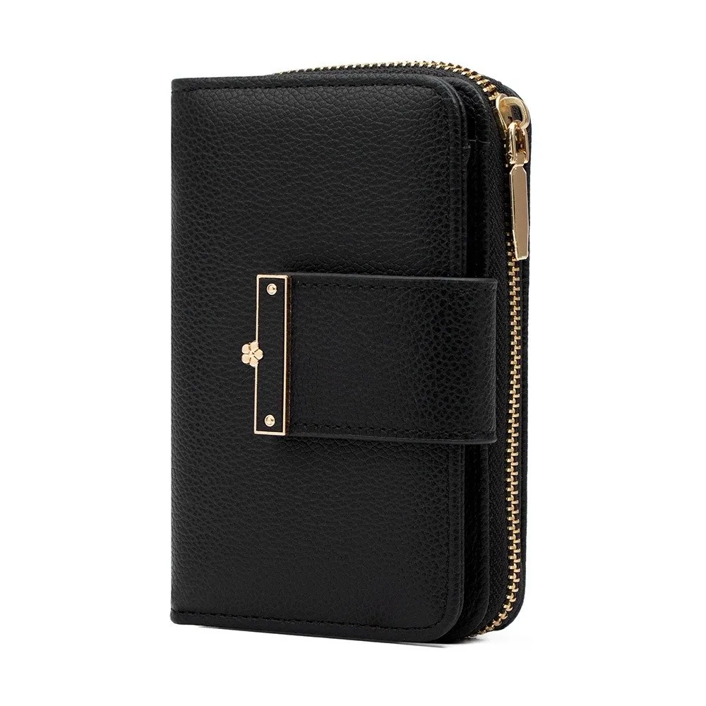 Portable Solid Color Wallet Polyester Multiple Card Women Card Bag Fashion Anti-splash Water Zipper Leather Purse for Mom
Portable Solid Color Wallet Polyester Multiple Card Women Card Bag Fashion Anti-splash Water Zipper Leather Purse for Mom