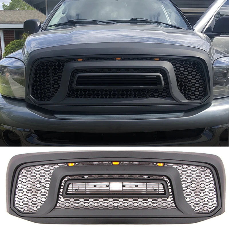 Front Grill With Led Lights Bumper Grille Auto Parts Modification Accessories Fits For 2006-2008 Dodge RAM1500 Grill
Front Grill With Led Lights Bumper Grille Auto Parts Modification Accessories Fits For 2006-2008 Dodge RAM1500 Grill