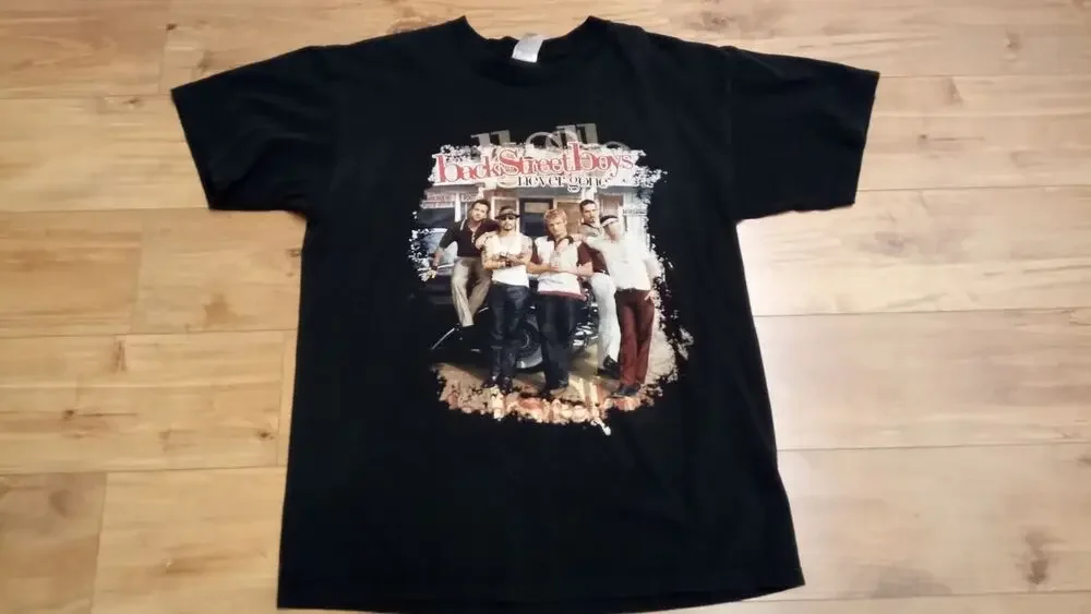 Винтажная футболка для мальчиков Backstreet ~ никогда не вышел, концерт, тур, Merch 2005, мужские большие размеры
Винтажная футболка для мальчиков Backstreet ~ никогда не вышел, концерт, тур, Merch 2005, мужские большие размеры