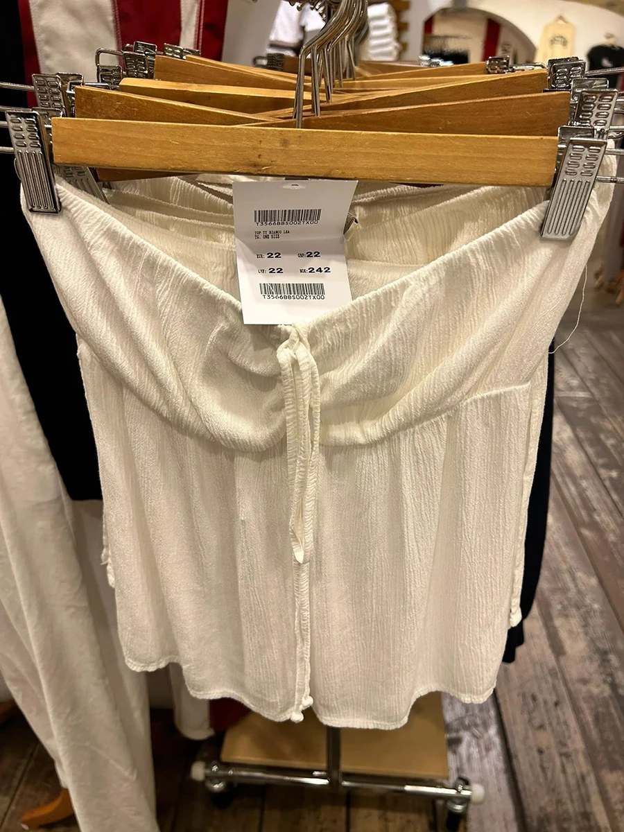 Drawstring Strapless White Crop Top Women Summer Side Split Slim Cropped Camisole Vintage Streetwear Sweet Tank Tops Y2k Camis
Drawstring Strapless White Crop Top Women Summer Side Split Slim Cropped Camisole Vintage Streetwear Sweet Tank Tops Y2k Camis