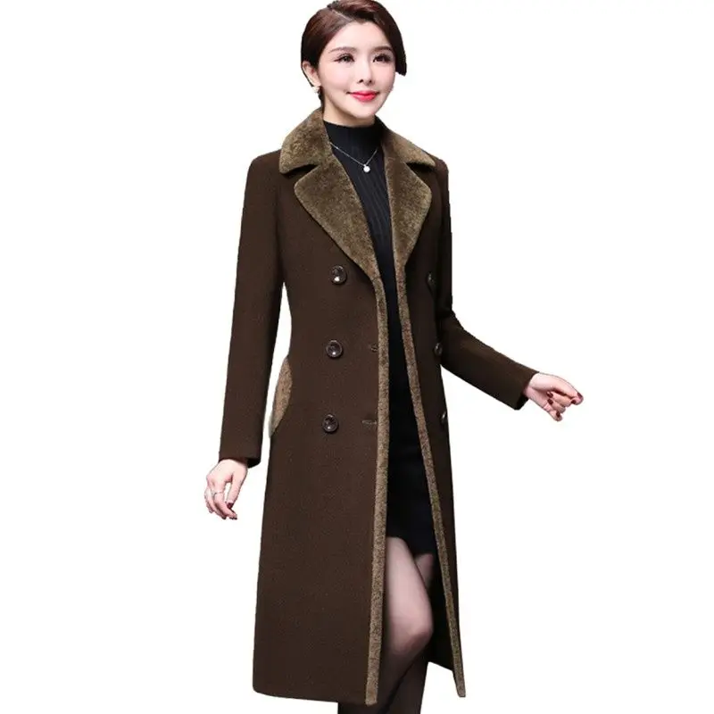 Double Breasted Wool Jacket Women's clothing 2023 Fall/Winter NEW Fashion Elegance Long Outerwear Slim Casual Warm Woolen Coats
Double Breasted Wool Jacket Women's clothing 2023 Fall/Winter NEW Fashion Elegance Long Outerwear Slim Casual Warm Woolen Coats