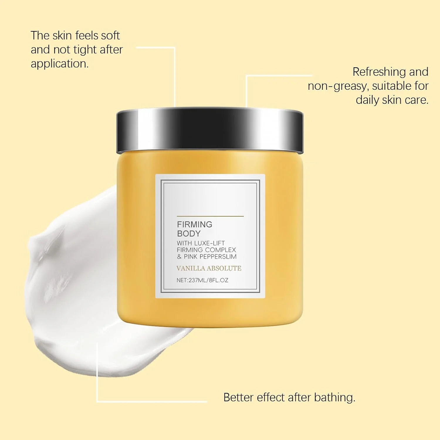 Укрепляющий и лифтинг-лосьон для тела – увлажняющий крем для тела, подтягивает и тональный, улучшает провисает кожу, глубоко увлажняет сухую кожу.
Укрепляющий и лифтинг-лосьон для тела – увлажняющий крем для тела, подтягивает и тональный, улучшает провисает кожу, глубоко увлажняет сухую кожу.