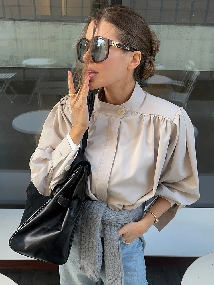 Women Casual Solid Short Coats Round Neck Single-breasted Zipper Loose Jacket Autumn New Lady Daily Commuting Street Jackets
Women Casual Solid Short Coats Round Neck Single-breasted Zipper Loose Jacket Autumn New Lady Daily Commuting Street Jackets