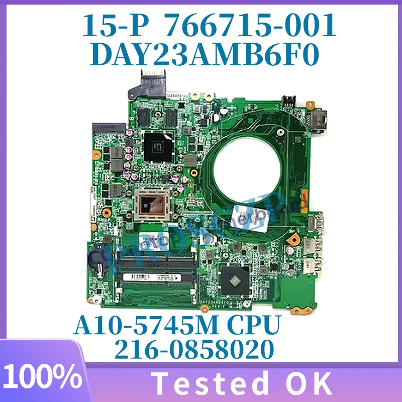 DAY23AMB6F0 For HP 766715-501 766715-001 R7 260M Main board 15-P laptop motherboard A10-4655M CPU full tested
DAY23AMB6F0 For HP 766715-501 766715-001 R7 260M Main board 15-P laptop motherboard A10-4655M CPU full tested