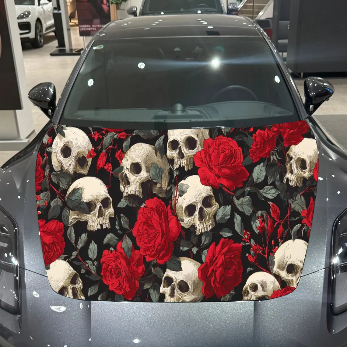 Red Rose Skeleton Horde Car Hood Vinyl Stickers Car Surface Protection Decal Car Decoration Cover Vinyl Wraps Waterproof Self-ad
Red Rose Skeleton Horde Car Hood Vinyl Stickers Car Surface Protection Decal Car Decoration Cover Vinyl Wraps Waterproof Self-ad