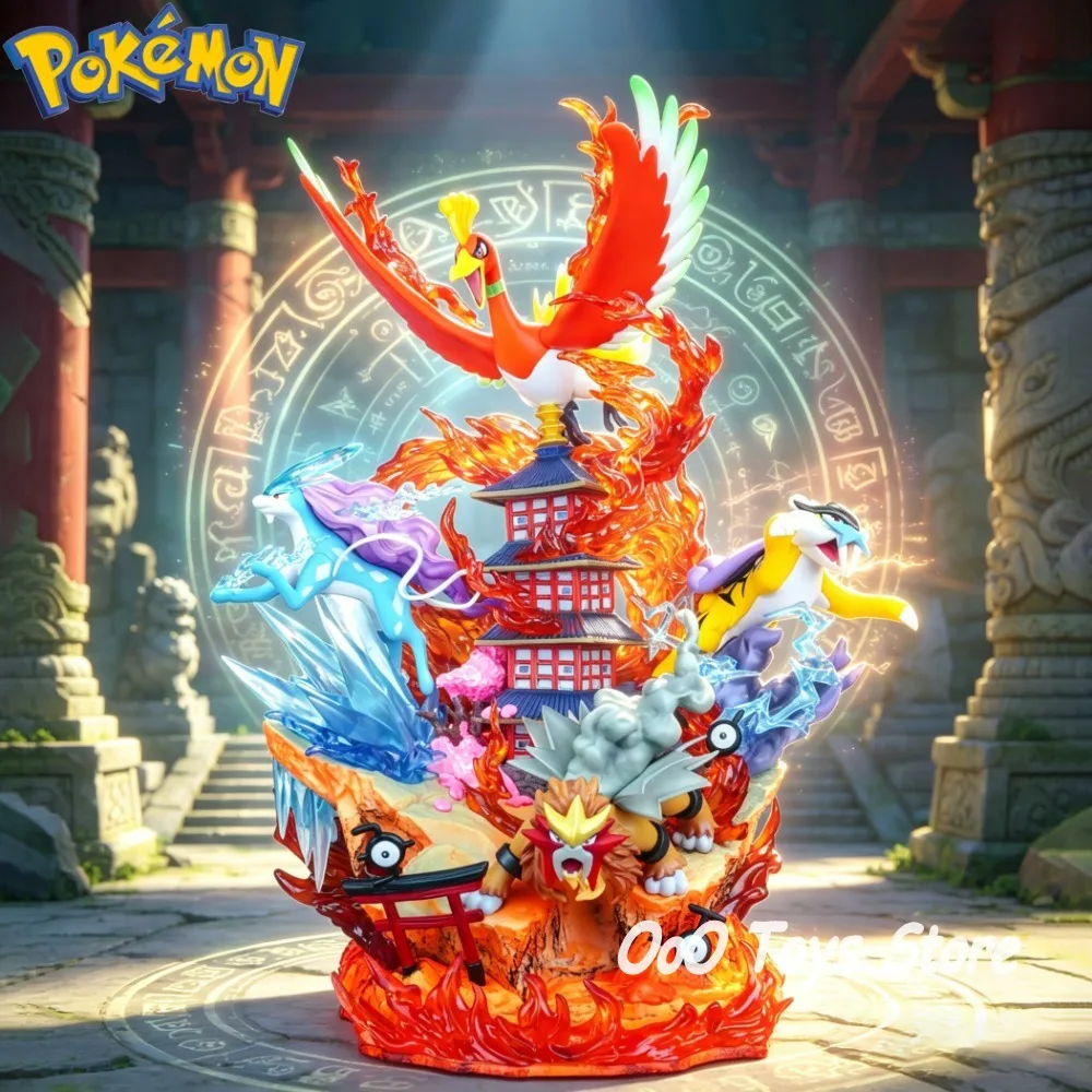 Anime Pokemon Figure Raikou/Suicune/Entei/Ho-Oh Action Figures Pvc Statue Desktop Ornamen Collection Model Toys Gifts 38cm
Anime Pokemon Figure Raikou/Suicune/Entei/Ho-Oh Action Figures Pvc Statue Desktop Ornamen Collection Model Toys Gifts 38cm