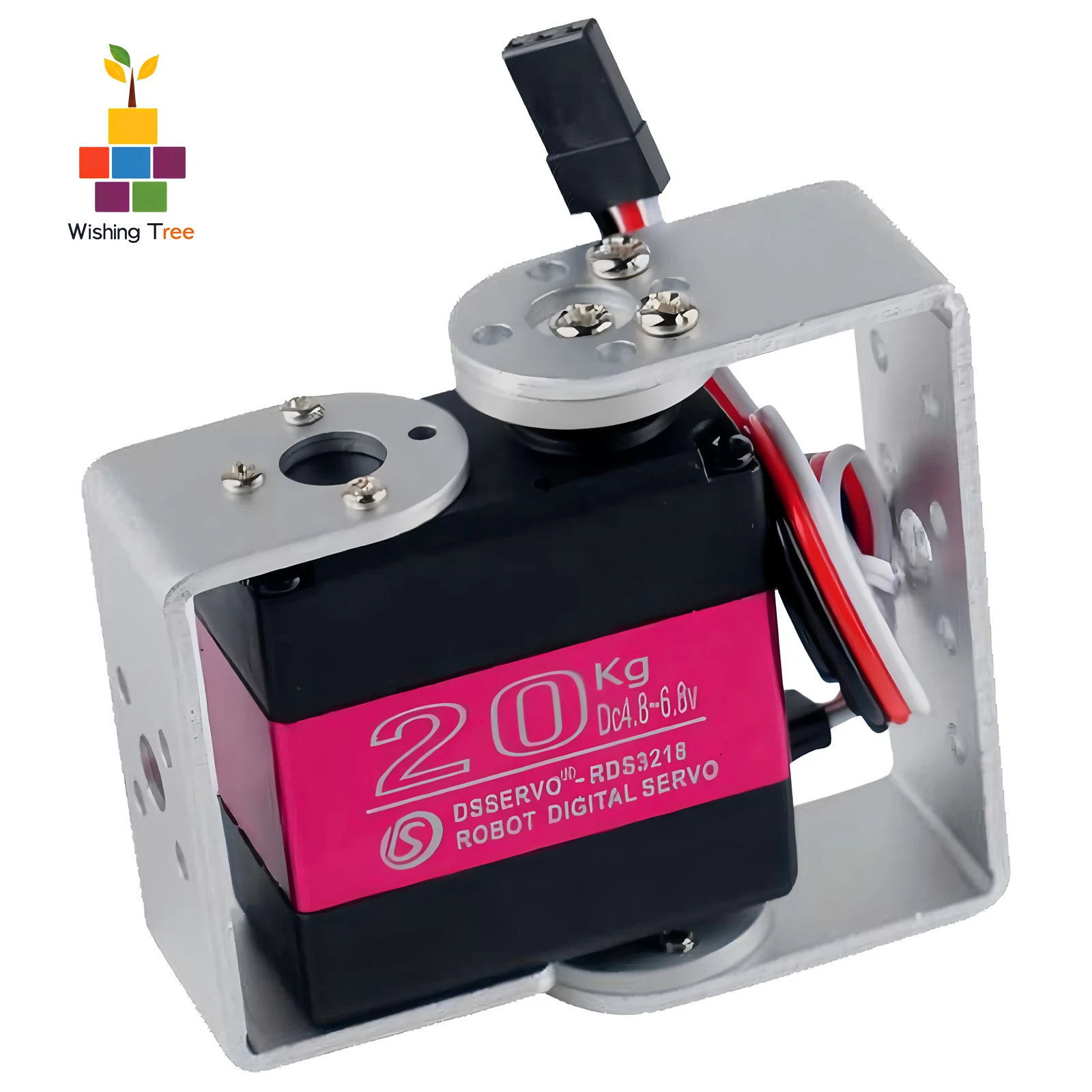 RDS3218 20 кг цифровой сервопривод с металлической шестерней 180/270 градусов IP66 водонепроницаемый с U-образным креплением для радиоуправляемого автомобиля робот DIY
RDS3218 20 кг цифровой сервопривод с металлической шестерней 180/270 градусов IP66 водонепроницаемый с U-образным креплением для радиоуправляемого автомобиля робот DIY