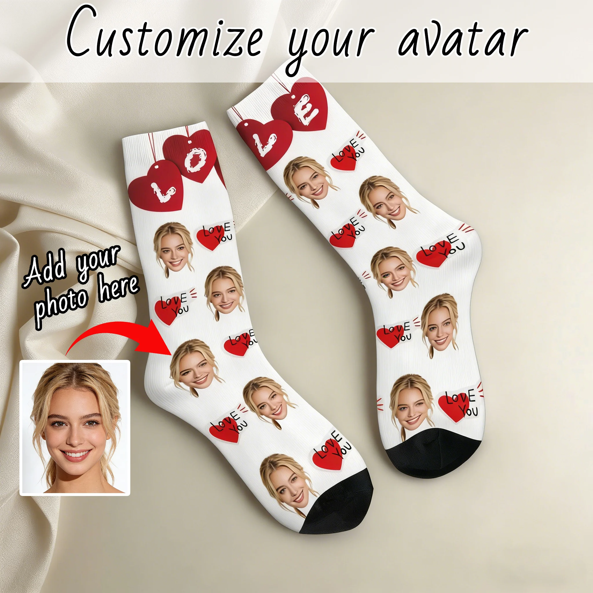 Custom avatar socks for men and women custom photo socks personalized picture socks photo socks personalized gifts
Custom avatar socks for men and women custom photo socks personalized picture socks photo socks personalized gifts