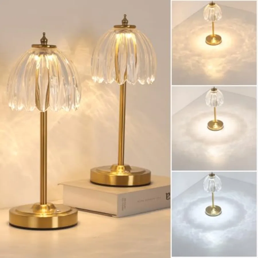 Set of 2 Tulip Table Lamp with 5000mAh Battery and Touch Control Cordless Table Lamp with 3 Colors Dimmable Rechargeable Table
Set of 2 Tulip Table Lamp with 5000mAh Battery and Touch Control Cordless Table Lamp with 3 Colors Dimmable Rechargeable Table