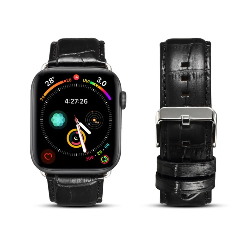 Genuine Cowhide Watchband for Apple Watch Ultra 8 7 6 SE 5 2 Genuine Leather Strap iWatch 49/45/44/42mm 41/40/38mm Men Bracelet
Genuine Cowhide Watchband for Apple Watch Ultra 8 7 6 SE 5 2 Genuine Leather Strap iWatch 49/45/44/42mm 41/40/38mm Men Bracelet