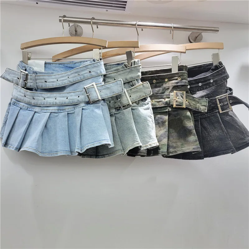Denim Skirts Women Short Skirt A Line Low Waist Slim Fit Sexy Vintage Button Elegant Splice Y2k Streetwear Work Casual 2026
Denim Skirts Women Short Skirt A Line Low Waist Slim Fit Sexy Vintage Button Elegant Splice Y2k Streetwear Work Casual 2026