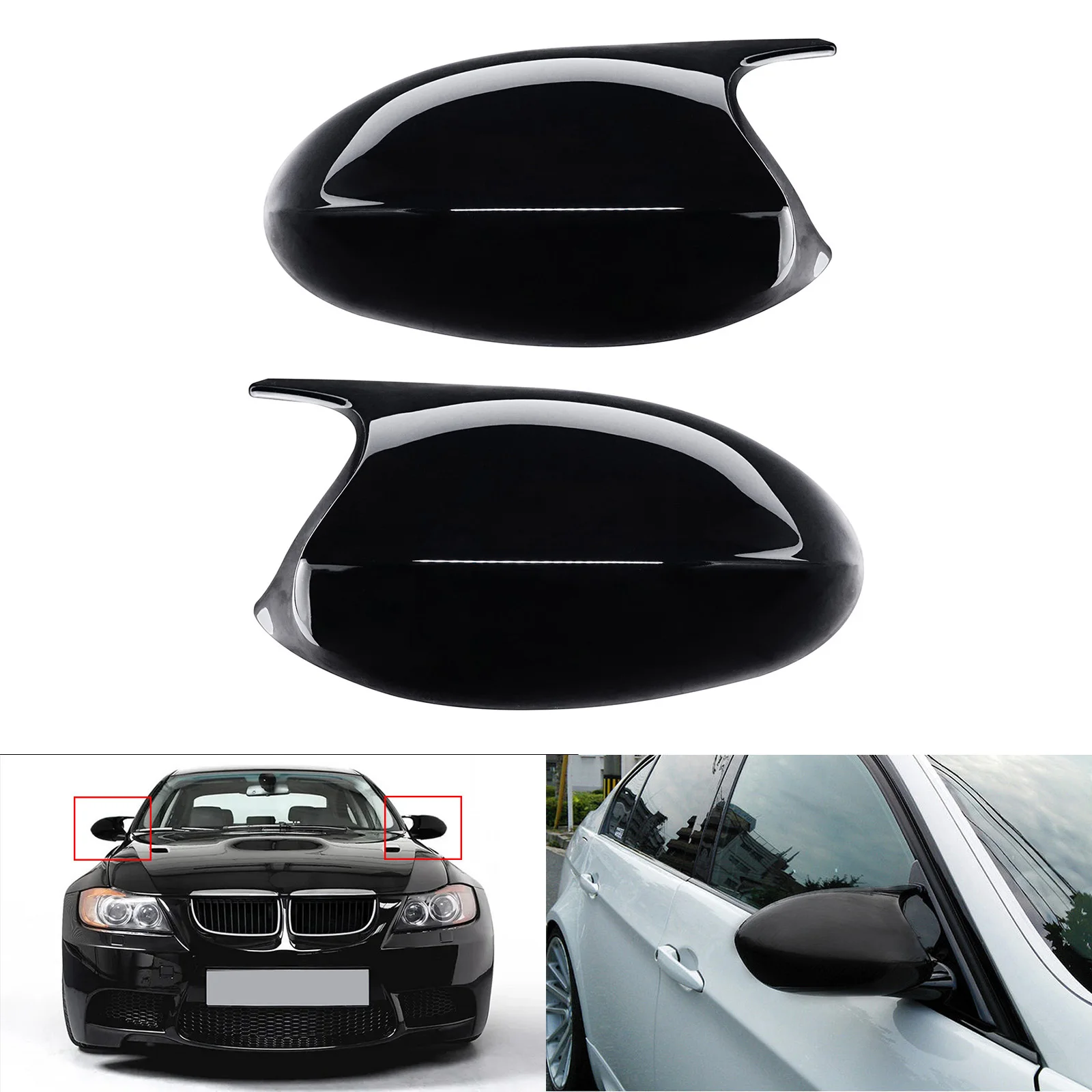 For BMW E81 E82 E87 E90 E91 Pre-LCI Gloss Black Wing Door Mirror Cover Caps L+R
For BMW E81 E82 E87 E90 E91 Pre-LCI Gloss Black Wing Door Mirror Cover Caps L+R