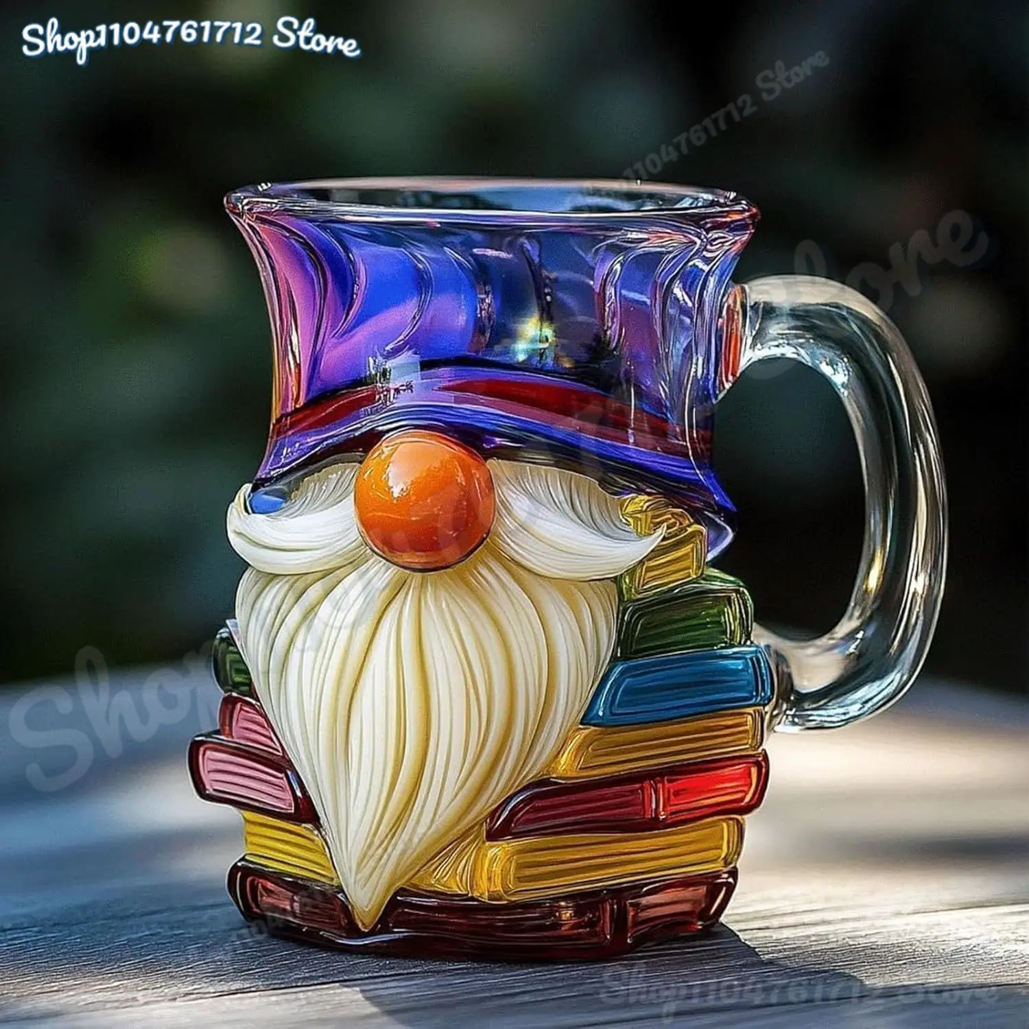Halloween Painted Gnome Book Mug, Novelty 3D Painted Unique Books Stack Coffee Cup, Colored Glass Mug Gifts for Book Lovers
Halloween Painted Gnome Book Mug, Novelty 3D Painted Unique Books Stack Coffee Cup, Colored Glass Mug Gifts for Book Lovers