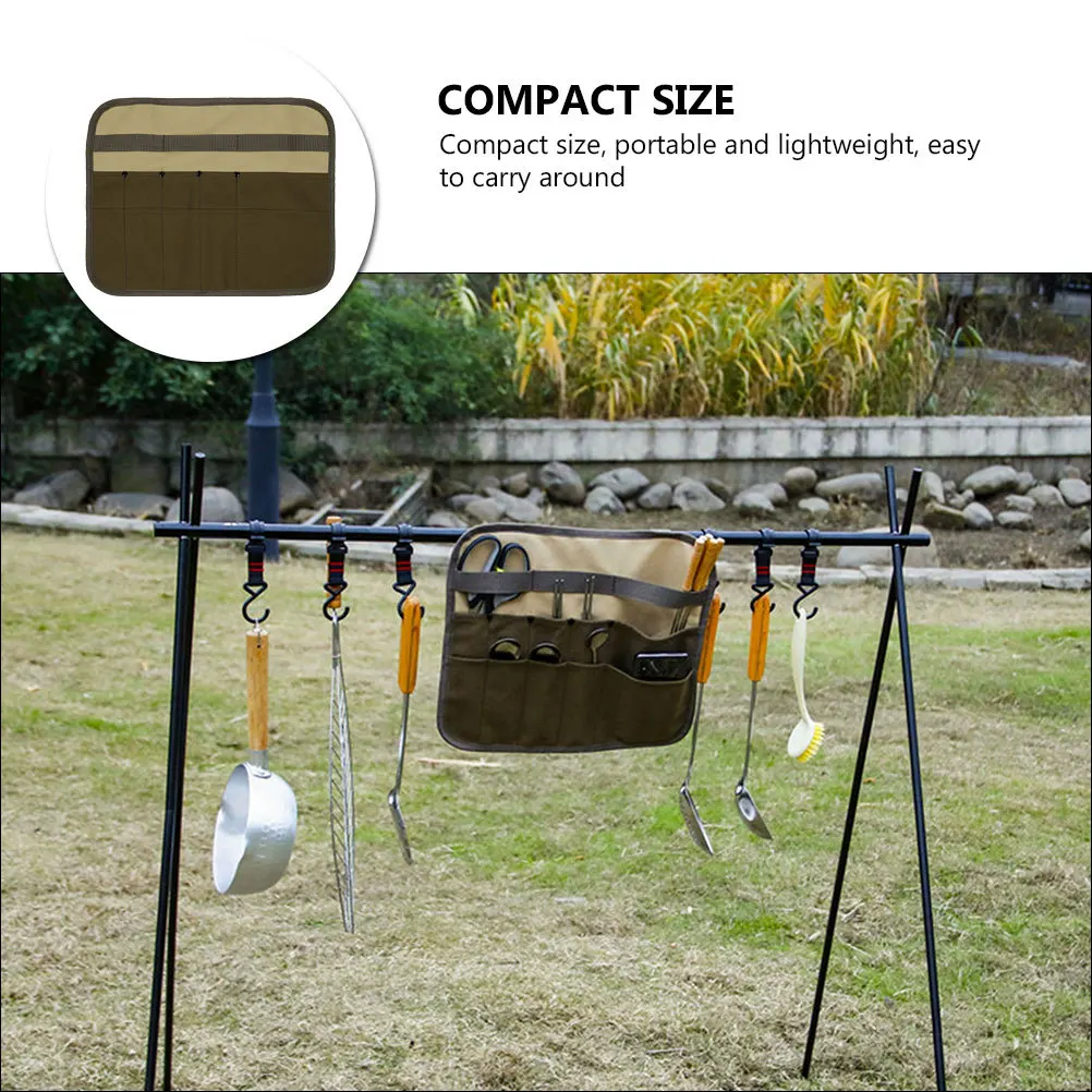 1Pcs Tableware Bag Outdoor Camping Picnic Organizer Light Brown Hanging Waterproof Cutlery Storage Portable Canvas Bag
1Pcs Tableware Bag Outdoor Camping Picnic Organizer Light Brown Hanging Waterproof Cutlery Storage Portable Canvas Bag