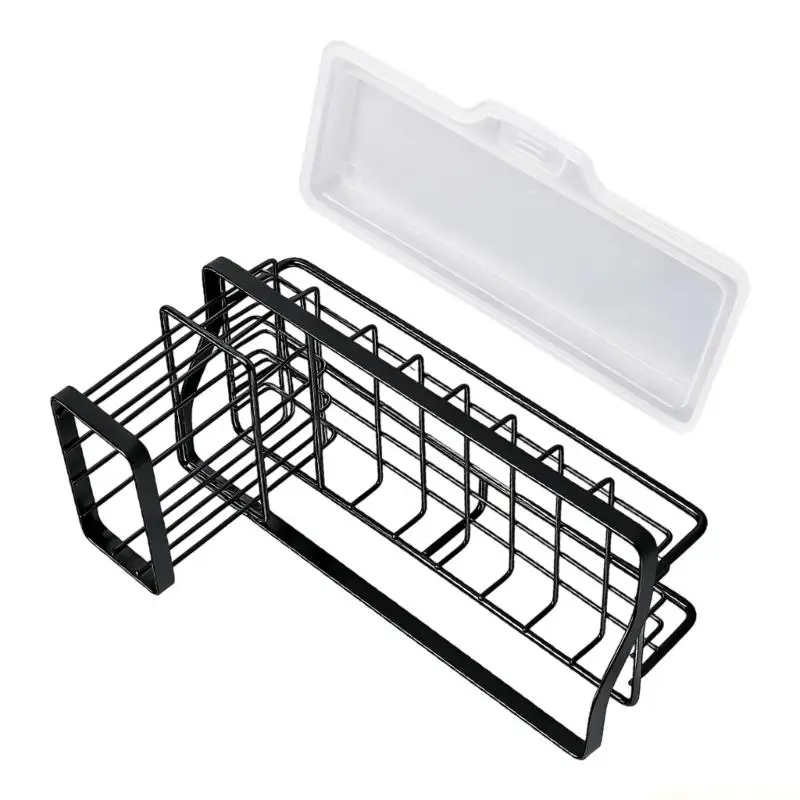 QX2E Stainless Steel Kitchen Sponge Holder Featuring Removable Drip Tray For Effective Drainage And Organized Sink Area
QX2E Stainless Steel Kitchen Sponge Holder Featuring Removable Drip Tray For Effective Drainage And Organized Sink Area