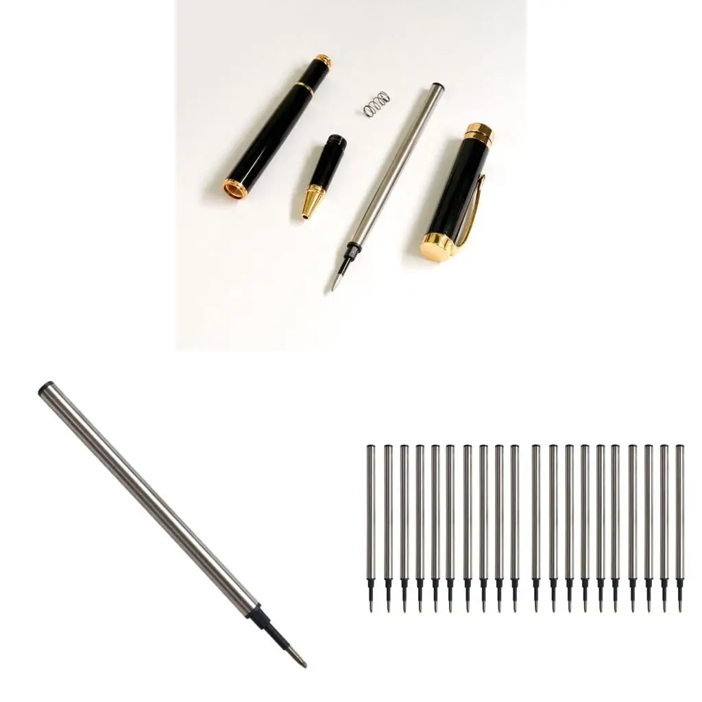 1/5/20Pcs Universal Pen Refills Stainless Steel Refills 0.5mm Tip Quick Drying Smooth to Write for Ballpoint Pen Gel Pen
1/5/20Pcs Universal Pen Refills Stainless Steel Refills 0.5mm Tip Quick Drying Smooth to Write for Ballpoint Pen Gel Pen