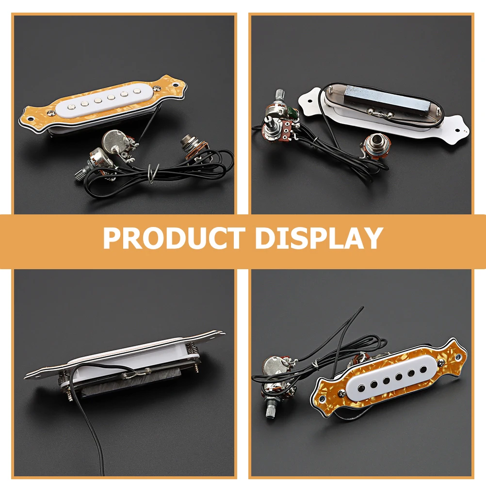 1 Set Guitar High Sensitivity Lightweight Portable Acoustic Pickup No Drilling Required Plug Play Clear Sound Easy Replacement
1 Set Guitar High Sensitivity Lightweight Portable Acoustic Pickup No Drilling Required Plug Play Clear Sound Easy Replacement