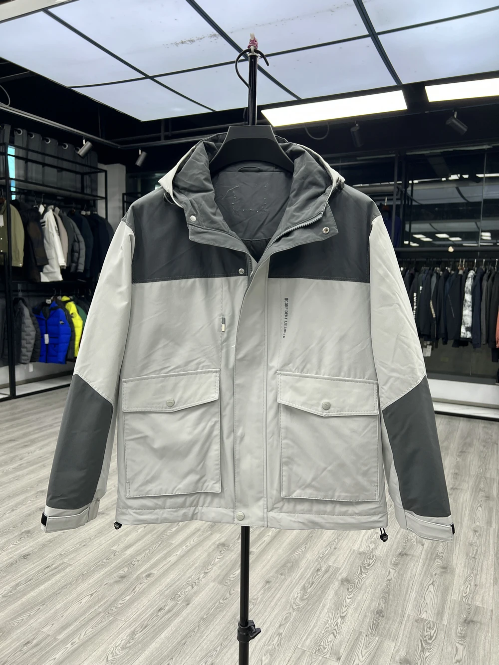 Thiened Outdoor Casual Men's Jaet Warm Filling Wool Blend Men's Coat Stand Fit with Hat Polyester Nylon Cosite Fiber
Thiened Outdoor Casual Men's Jaet Warm Filling Wool Blend Men's Coat Stand Fit with Hat Polyester Nylon Cosite Fiber