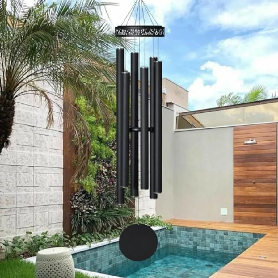 Extra Large Outdoor Wind Chimes for Garden, Yard, Patio and Lawn 48 Deep-Tone Sympathy Memorial Gift in Bronze Finish, Heavy-Du
Extra Large Outdoor Wind Chimes for Garden, Yard, Patio and Lawn 48 Deep-Tone Sympathy Memorial Gift in Bronze Finish, Heavy-Du