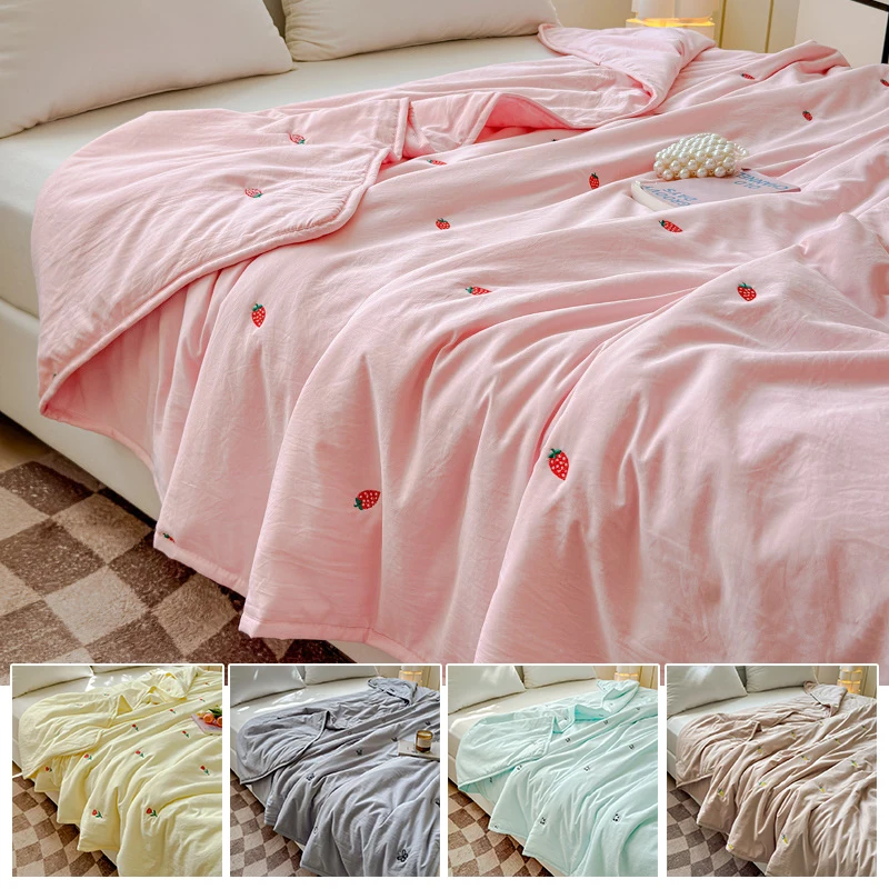 2025 New Air Condition Quilt Skin-friendly Lightweight Comforter Summer Cooling Blanket For Adults Kid Washable Breathable
2025 New Air Condition Quilt Skin-friendly Lightweight Comforter Summer Cooling Blanket For Adults Kid Washable Breathable