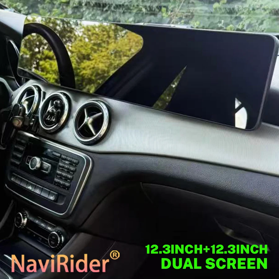 Dual Screen Car Radio For Mercedes Benz A Class CLA GLA X156 2013-2018 Upgrade Multimedia Player Carplay Navigation HeadUnit GPS
Dual Screen Car Radio For Mercedes Benz A Class CLA GLA X156 2013-2018 Upgrade Multimedia Player Carplay Navigation HeadUnit GPS