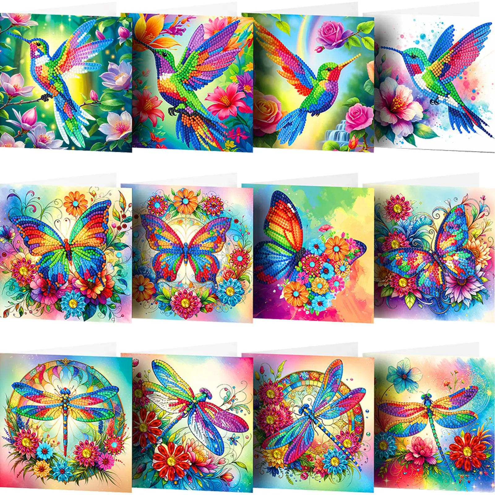 Набор из 12 открыток для алмазной вышивки с животными, сделанных своими руками, для дней рождения, Дня благодарения и праздников
Набор из 12 открыток для алмазной вышивки с животными, сделанных своими руками, для дней рождения, Дня благодарения и праздников