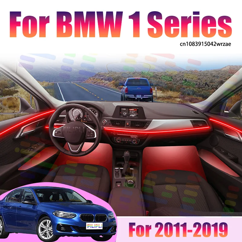 For BMW 1 Series F20 F21 2019 Car LED Ambient Lamps Colorful Atmosphere Lights Auto Interior Neon Strip App Control 64 RGB Light
For BMW 1 Series F20 F21 2019 Car LED Ambient Lamps Colorful Atmosphere Lights Auto Interior Neon Strip App Control 64 RGB Light