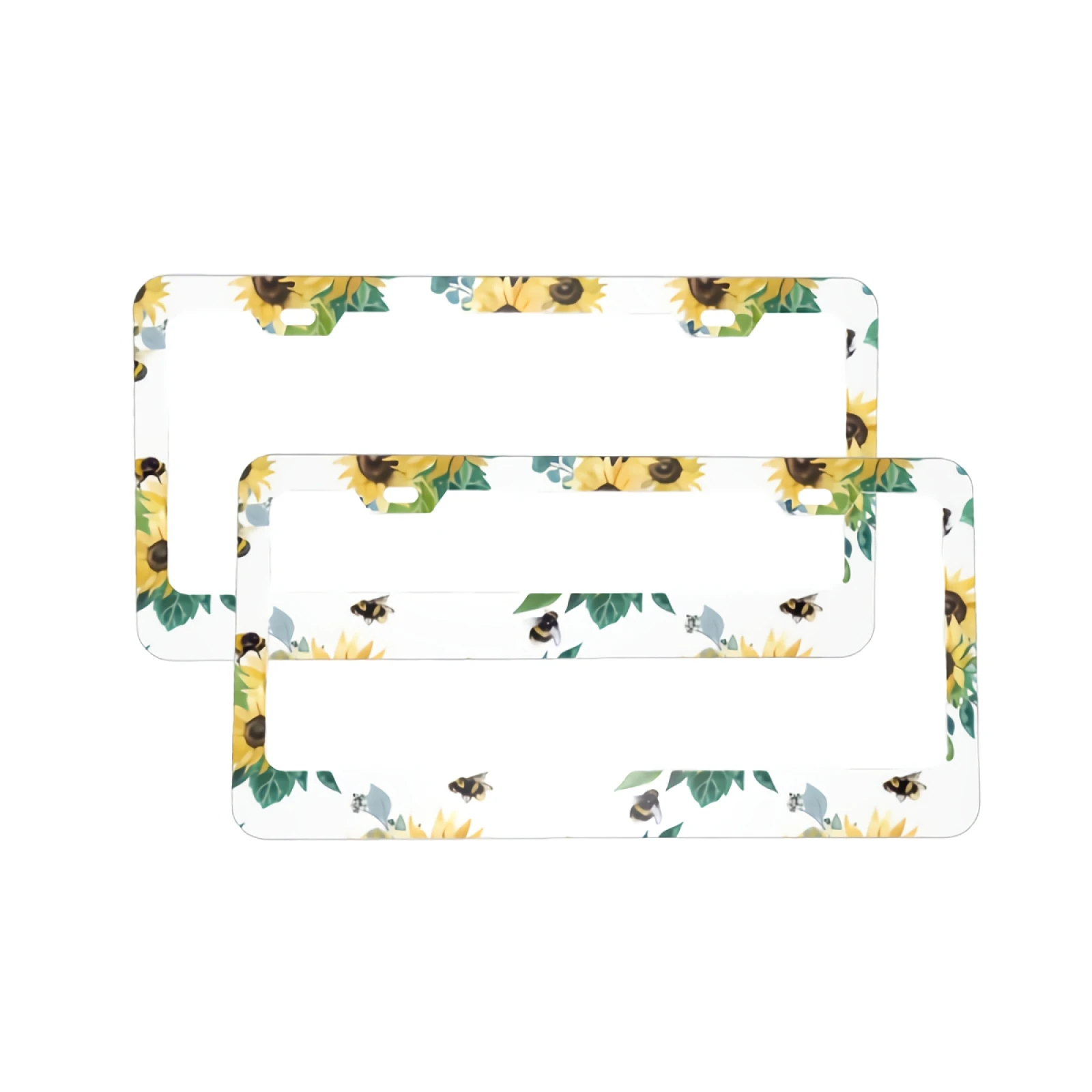 2 PCS License Plate Frames - Watercolor Sunflowers License Plate Covers Car Tag Frame 2 Holes and Screws Car Accessories
2 PCS License Plate Frames - Watercolor Sunflowers License Plate Covers Car Tag Frame 2 Holes and Screws Car Accessories