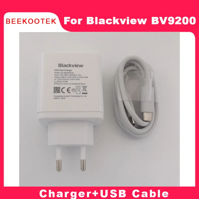 Blackview BV9200 Charger Original New GaN Fast Charger EU Plug Travel Adapter TPYE-C USB Cable Data Line For Blackview BV9200
Blackview BV9200 Charger Original New GaN Fast Charger EU Plug Travel Adapter TPYE-C USB Cable Data Line For Blackview BV9200