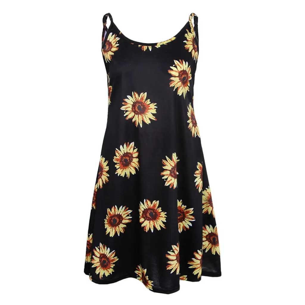 Women's Summer Sundress Floral Flared Print Mini Vest Dress for Holiday Travel Cocktail Evening Event
Women's Summer Sundress Floral Flared Print Mini Vest Dress for Holiday Travel Cocktail Evening Event