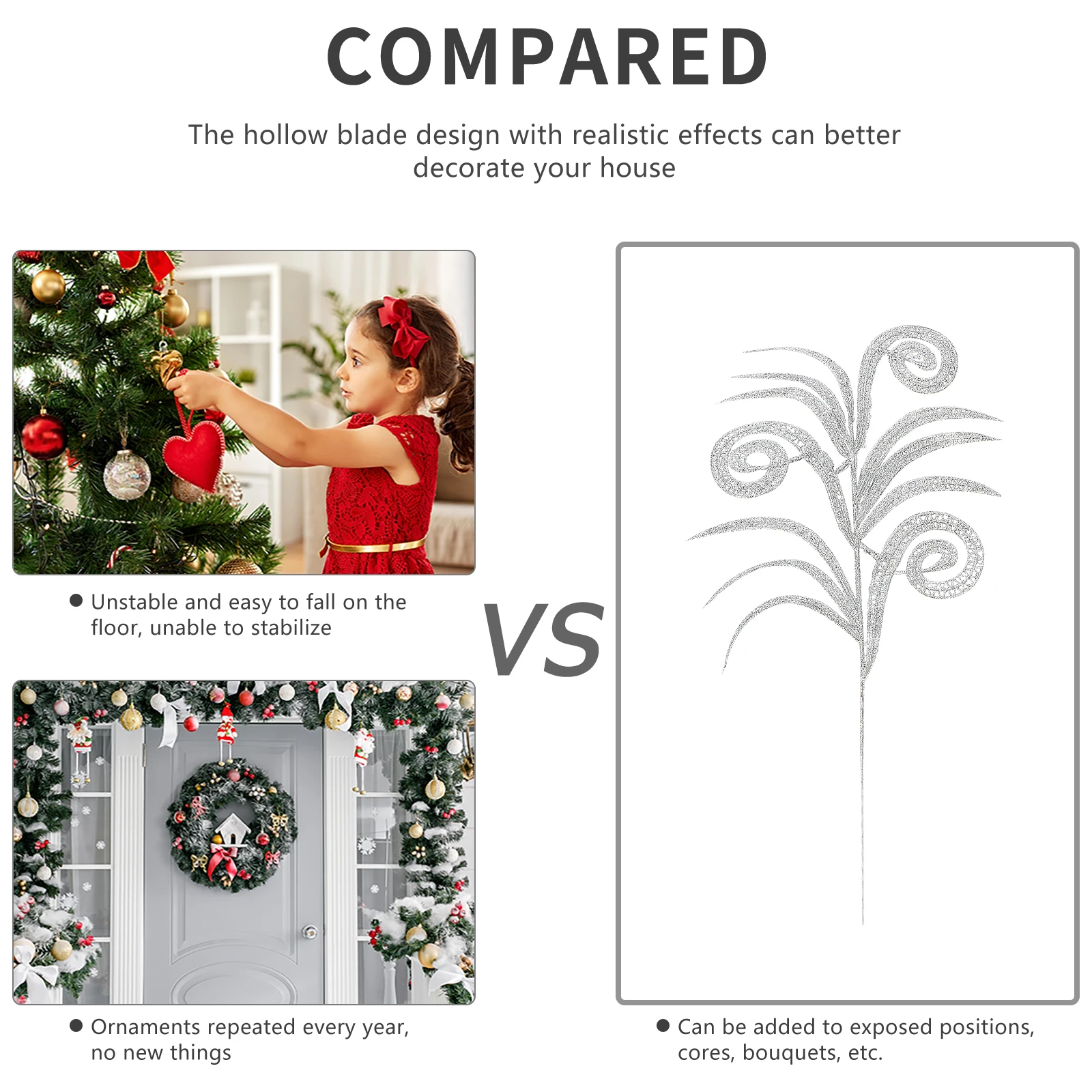 10Pcs Christmas Simulated Glitter Leaves Elegant Artificial Leaf Decorative Xmas Garland Ornament Photo Prop for Holiday
10Pcs Christmas Simulated Glitter Leaves Elegant Artificial Leaf Decorative Xmas Garland Ornament Photo Prop for Holiday