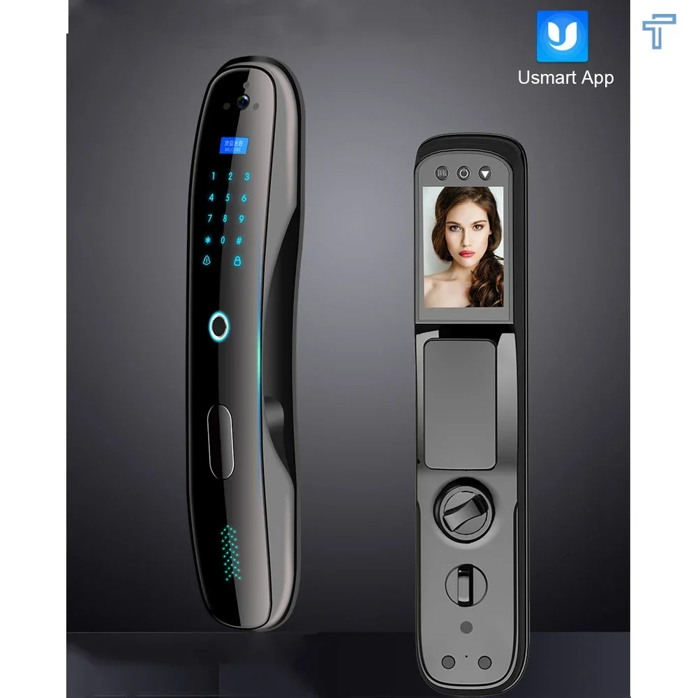 WAFU WF-MY1 New Arrival Automatic Smart Door Lock Fingerprint Digital Wifi Lock Connected Camera Send Photo To Mobile
WAFU WF-MY1 New Arrival Automatic Smart Door Lock Fingerprint Digital Wifi Lock Connected Camera Send Photo To Mobile