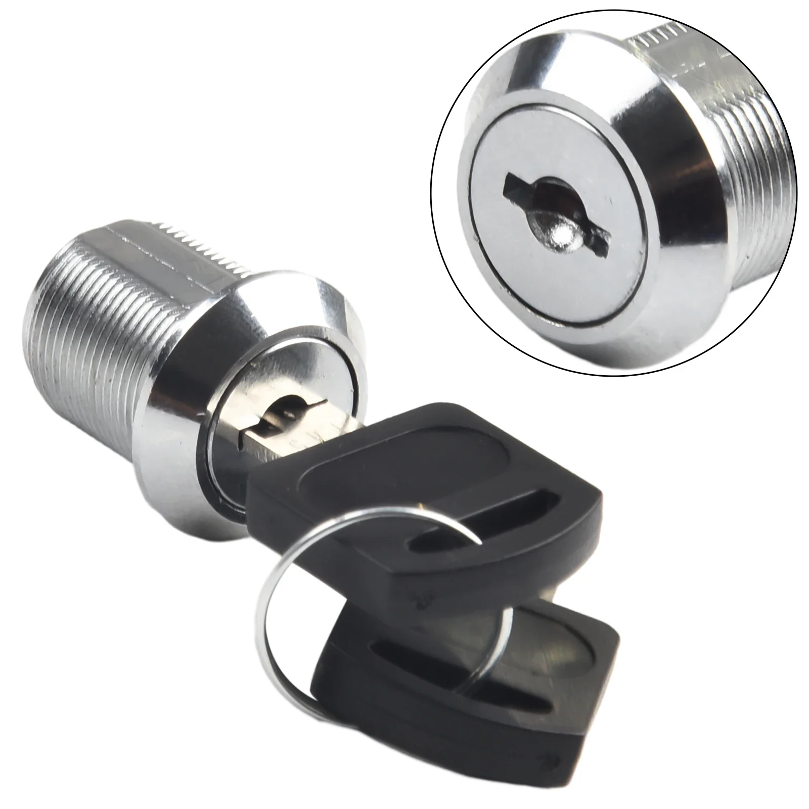 Stylish and Long lasting Chrome Finish Cam Locks for Toolboxes and Cabinets 2 Pack with Convenient Keyed Alike Feature
Stylish and Long lasting Chrome Finish Cam Locks for Toolboxes and Cabinets 2 Pack with Convenient Keyed Alike Feature