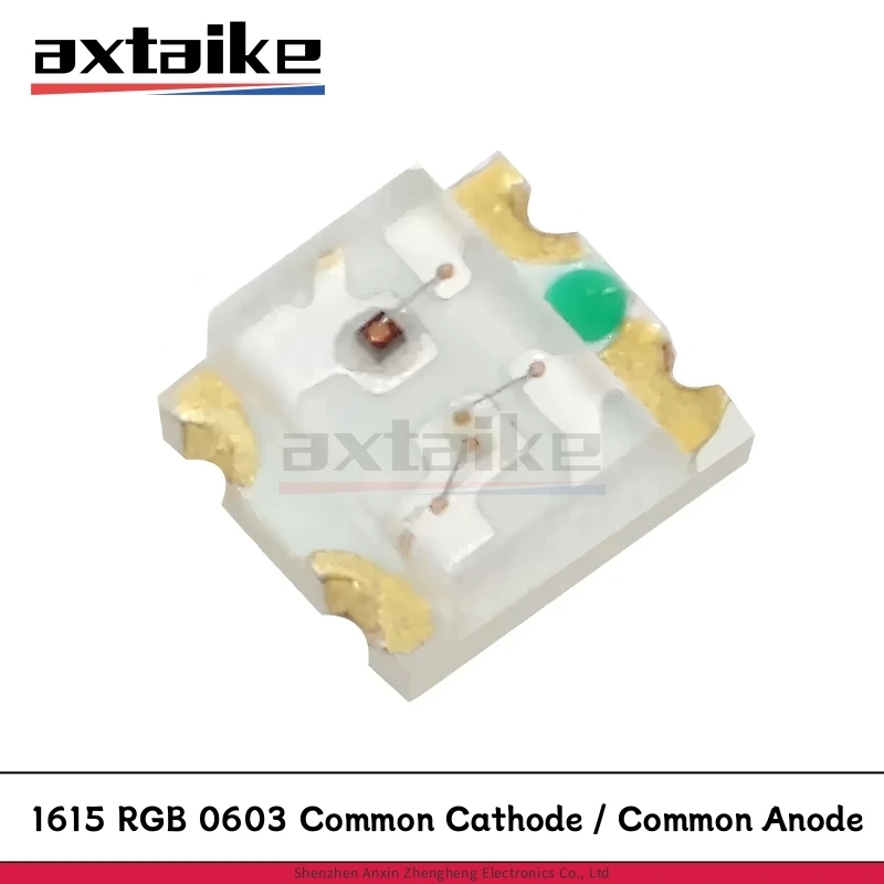 50/100PCS SMD LED 0603 RGB Common Cathode / Anode 1615 RGB Lamp Bead Red-Green-Blue Three-color Full-color LED 4Pin 1.6x1.5mm
50/100PCS SMD LED 0603 RGB Common Cathode / Anode 1615 RGB Lamp Bead Red-Green-Blue Three-color Full-color LED 4Pin 1.6x1.5mm
