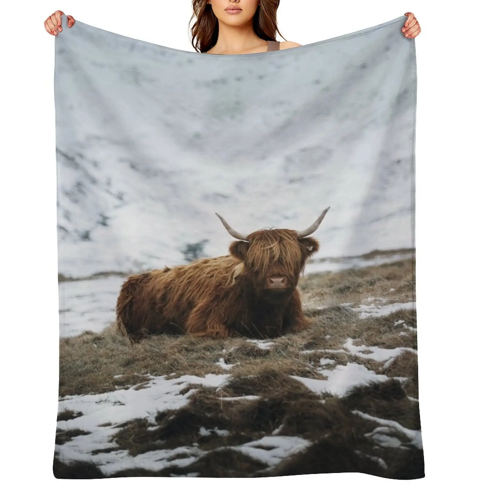 Highland Cow - Realistic Throw Blanket Single Beach for winter Loose Blankets
Highland Cow - Realistic Throw Blanket Single Beach for winter Loose Blankets