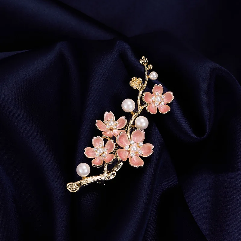 Chinese Style Retro Plum Blossom Oil Drop Brooch for Women, Exquisite and Elegant Hanfu Cheongsam Pin Accessory Brooch
Chinese Style Retro Plum Blossom Oil Drop Brooch for Women, Exquisite and Elegant Hanfu Cheongsam Pin Accessory Brooch