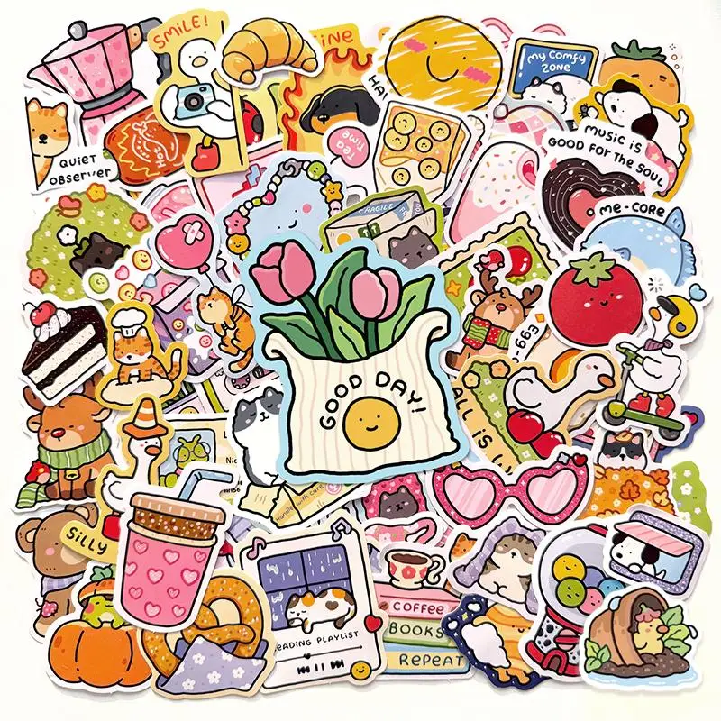 100Pcs Cute Kawaii Aesthetic Vinyl Stickers Pack Waterproof Cartoon Decals for Laptop Scrapbook Skateboard Journal Water Bottle DIY Luggage Decoration
100Pcs Cute Kawaii Aesthetic Vinyl Stickers Pack Waterproof Cartoon Decals for Laptop Scrapbook Skateboard Journal Water Bottle DIY Luggage Decoration