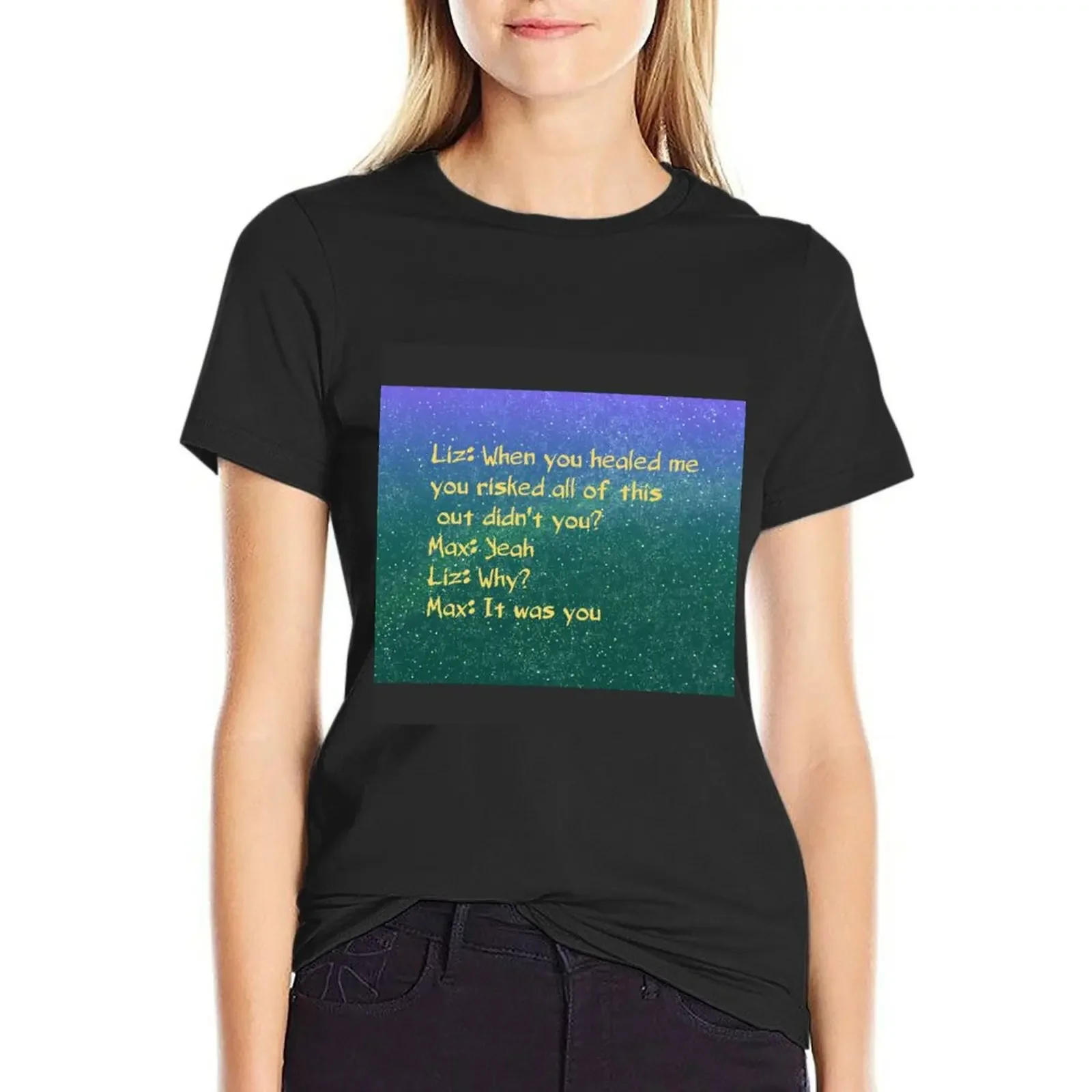 roswell max and liz alien tv show T-Shirt lady clothes oversized shirts graphic tees korean Women's clothes
roswell max and liz alien tv show T-Shirt lady clothes oversized shirts graphic tees korean Women's clothes