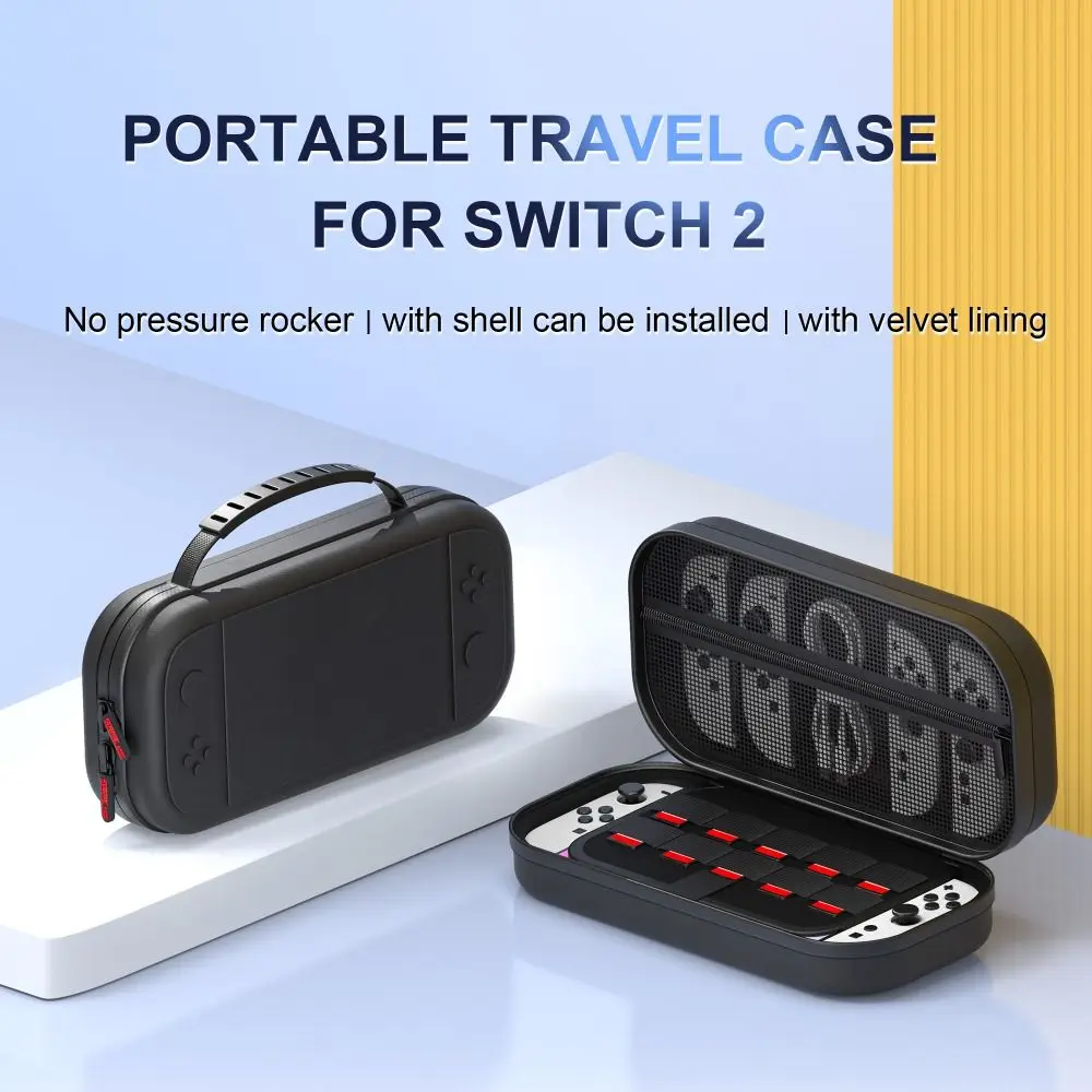 Protective Storage Bag Portable Anti-scratch Game Console Handbag Shockproof Carrying Case for Nintendo Switch 2
Protective Storage Bag Portable Anti-scratch Game Console Handbag Shockproof Carrying Case for Nintendo Switch 2