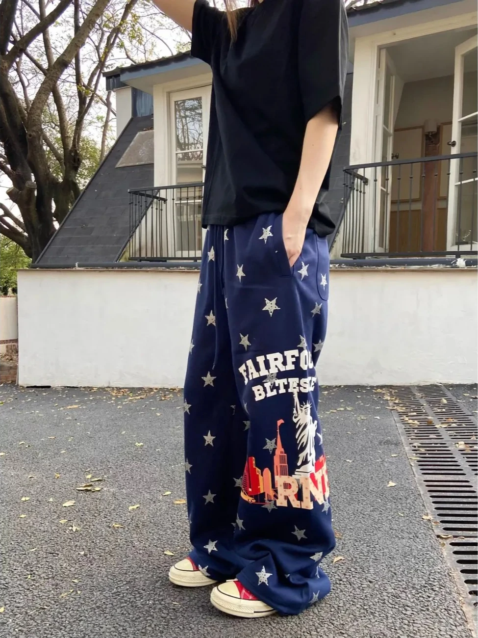 Y2k Star Print Sweatpants Baggy Pants Men Elastic Waist American Streetwear Hip Hop Vintage Joggings Casual Pants Men Clothing
Y2k Star Print Sweatpants Baggy Pants Men Elastic Waist American Streetwear Hip Hop Vintage Joggings Casual Pants Men Clothing