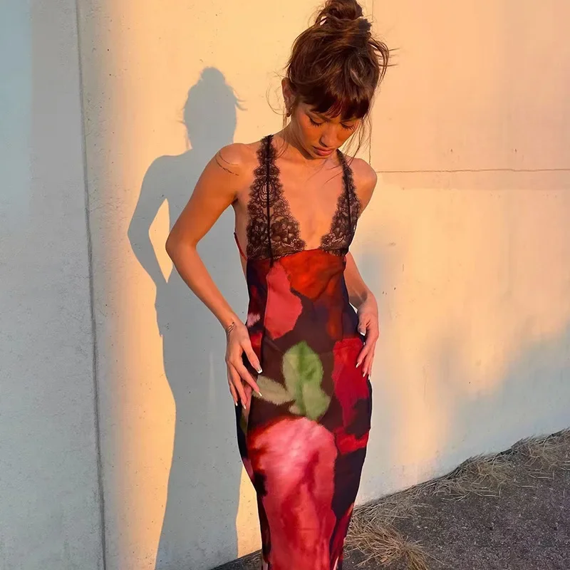 Sexy Leopard Print Lace Patchwork Maxi Dress Women Fashion V Neck Backless Long Dresses Spring Summer Female Holiday Vestidos
Sexy Leopard Print Lace Patchwork Maxi Dress Women Fashion V Neck Backless Long Dresses Spring Summer Female Holiday Vestidos
