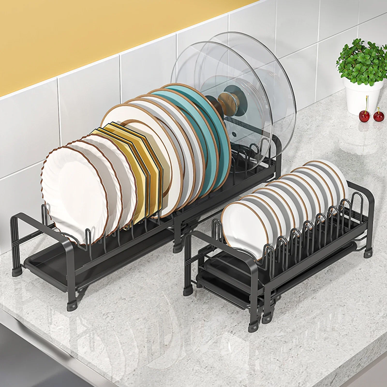 1PC,Expandable Dish Rack,2in1 Kitchen tableware drying rack,Kitchen counter Dish rack with Drained board
1PC,Expandable Dish Rack,2in1 Kitchen tableware drying rack,Kitchen counter Dish rack with Drained board