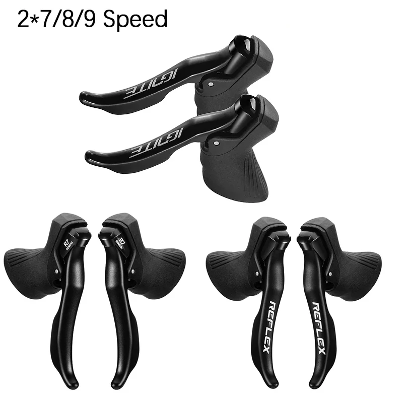 Road Bike Shifters 2x7 2x8 2x9 Speed Brake Lever 16/18/20 Speed Bicycle Derailleur For Shimano Sora Tiagra Claris Bike parts
Road Bike Shifters 2x7 2x8 2x9 Speed Brake Lever 16/18/20 Speed Bicycle Derailleur For Shimano Sora Tiagra Claris Bike parts