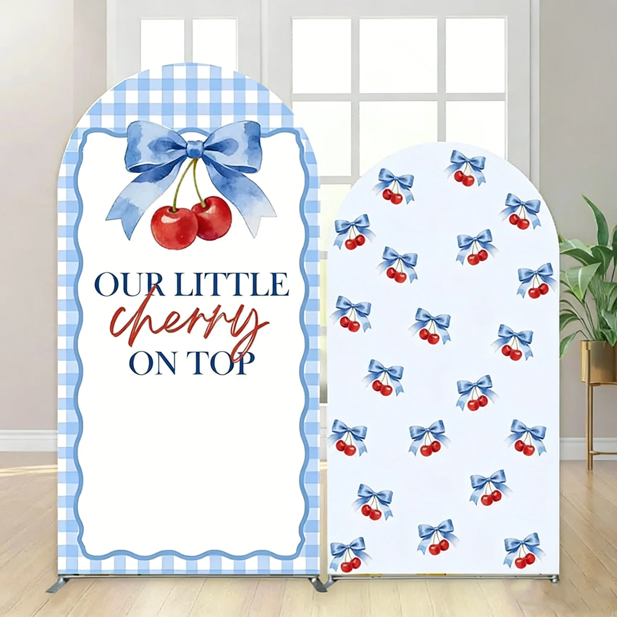 LS 2-Sided Arch Cover Our Little Cherry Is on The Way Decoration Backdrop Baby Shower Arch Wall Kids Birthday Party Banner
LS 2-Sided Arch Cover Our Little Cherry Is on The Way Decoration Backdrop Baby Shower Arch Wall Kids Birthday Party Banner