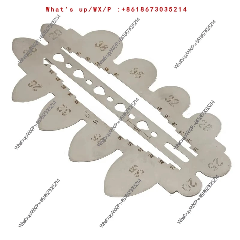 Stainless steel belt tail ruler, belt auxiliary positioning punching ruler, manual DIY belt 6 model T11
Stainless steel belt tail ruler, belt auxiliary positioning punching ruler, manual DIY belt 6 model T11