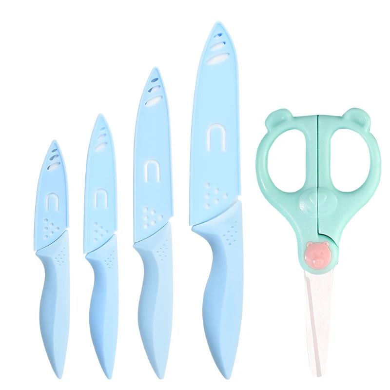 RZD Ceramic Knife Set 3" Paring 4" Fruit 5" Utility 6" Chef Knife Sheath Baby Food Fruit Children Scissor Stain Resistant Blade
RZD Ceramic Knife Set 3" Paring 4" Fruit 5" Utility 6" Chef Knife Sheath Baby Food Fruit Children Scissor Stain Resistant Blade
