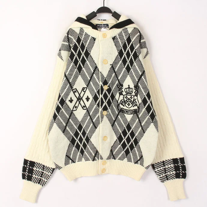 Vintage Loose Fit Sweater Cardigan Casual Style Long Sleeve Diamond Pattern Single Button Closure for Women Online Exclusive
Vintage Loose Fit Sweater Cardigan Casual Style Long Sleeve Diamond Pattern Single Button Closure for Women Online Exclusive