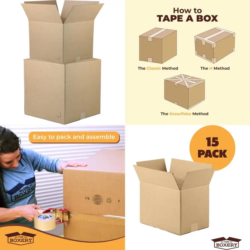 20x20x14 Brown Corrugated Cardboard Shipping Boxes, 15-Pack - Durable, Eco-Friendly, Recyclable, Made in USA
20x20x14 Brown Corrugated Cardboard Shipping Boxes, 15-Pack - Durable, Eco-Friendly, Recyclable, Made in USA