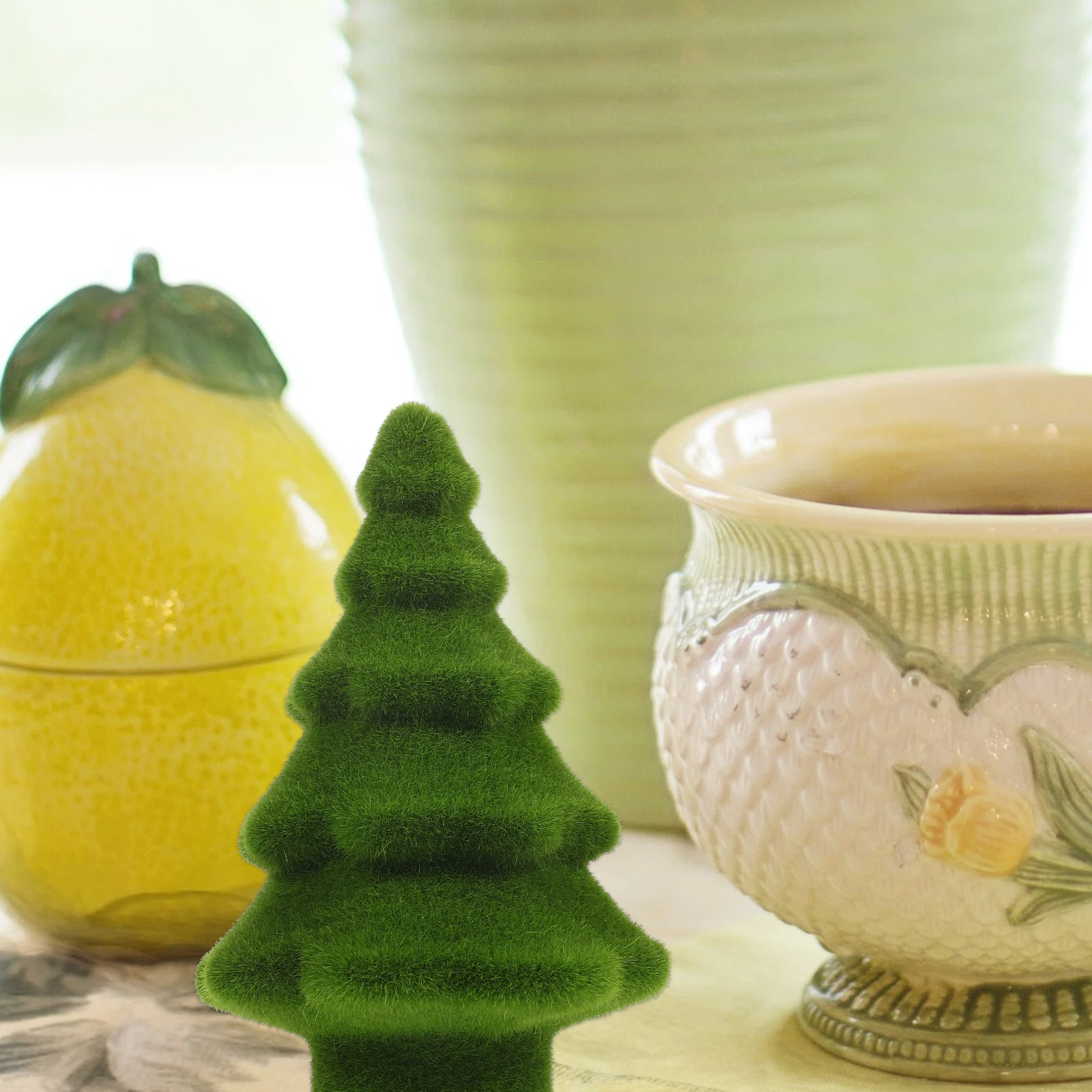 Artificial Moss Desktop Christmas Decor Flocked Mini Xmas Tree naments Tabletop Mini Christmas Tree Festive AtmosphereTTabletop
Artificial Moss Desktop Christmas Decor Flocked Mini Xmas Tree naments Tabletop Mini Christmas Tree Festive AtmosphereTTabletop